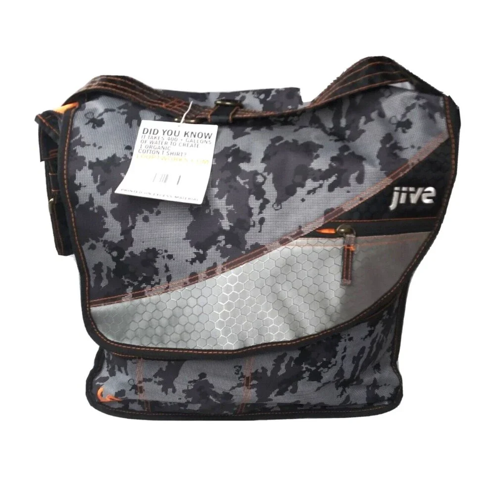 Looptworks Noll Messenger Bag Limited Edition Shoulder Bag Made in USA Gray